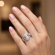 Magnus Solitaire Collection 925 Silver Ring